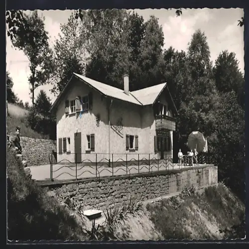 AK Ursenbach /Odenwald, Skihütte des Ski-Club Mannheim 1906