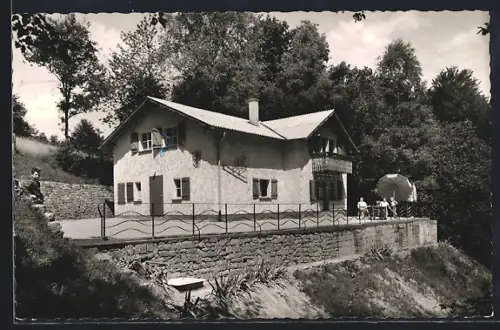 AK Ursenbach /Odenwald, Skihütte des Ski-Club Mannheim 1906