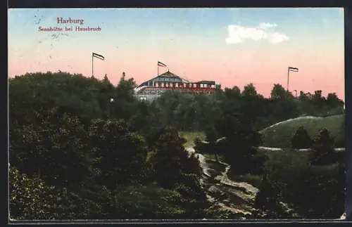 AK Harburg, Hotel Sennhütte bei Hausbruch