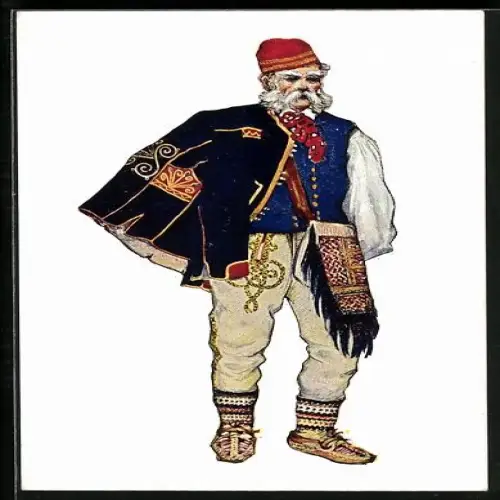 AK Mann in kroatischer Volkstracht