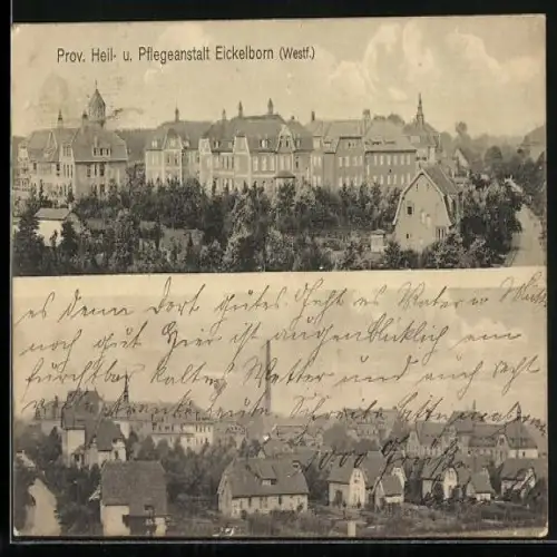 AK Eickelborn /Westf., Prov. Heil- und Pflegeanstalt, Teilansicht