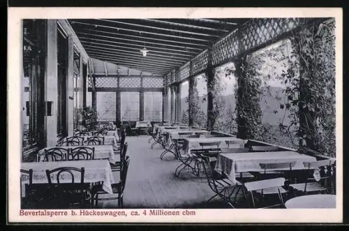 AK Hückeswagen, Restaurant an der Bevertalsperre Fr. Langenberg