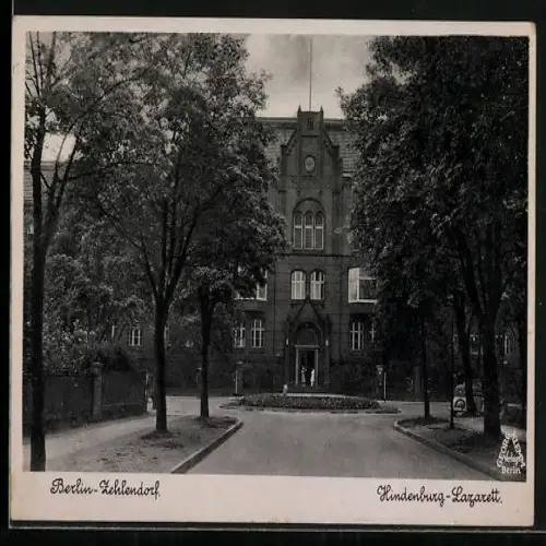 AK Berlin-Zehlendorf, Hindenburg-Lazarett