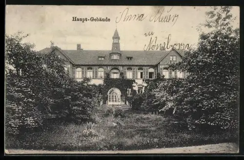 AK Berlin-Zehlendorf, Haus Schönow, Haupt-Gebäude
