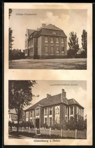 AK Oldenburg i. Holst., Höhere Privatschule, Landwirtschaftliche Schule