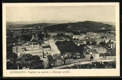 AK Ljubljana, Pogled na mesto s starega grada