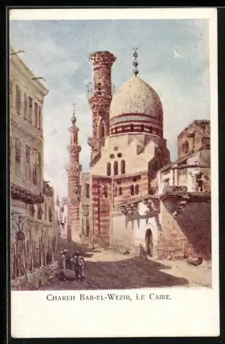 Künstler-AK Le Caire, Chareh Bab-el-Wezir