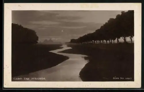 Präge-AK Cairo, The Pyramids