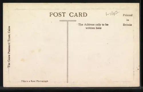 Präge-AK Cairo, The Pyramids