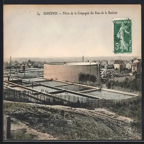 AK Suresnes, Filtres de la Compagnie des Eaux de la Banlieue