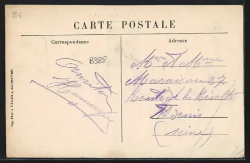 AK Puteaux, Rue de Paris et Boulevard Richard-Wallace animés avec commerces et passants