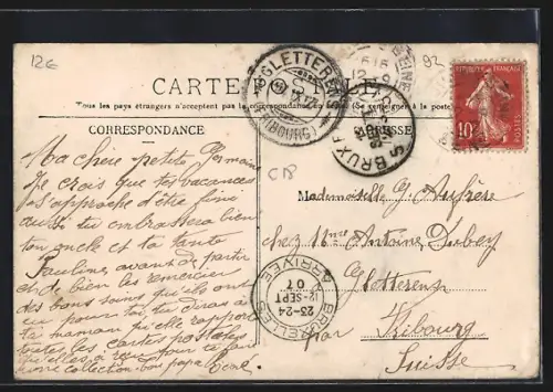 AK Neuilly-s-Seine, Place du Château et Rue des Poissonniers