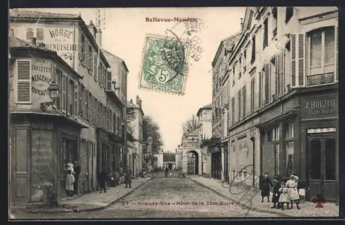 AK Bellevue-Meudon, Grande-Rue, Hôtel de la Tête-Noire