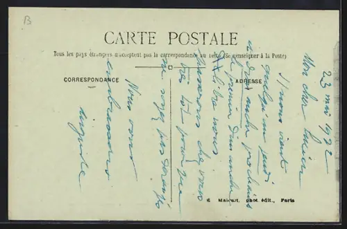 AK Levallois-Neuilly, Boulevard Bineau avec vue sur bâtiments et rue pavée