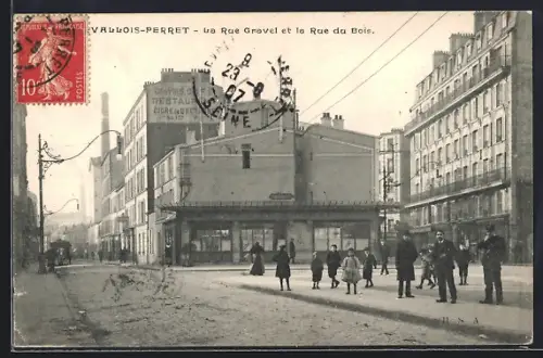 AK Levallois-Perret, la Rue Gravel et la Rue du Bois