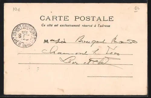 AK Fontenay-aux-Roses, L`Hospice Boucicaut avec une charrette et des personnes devant le bâtiment