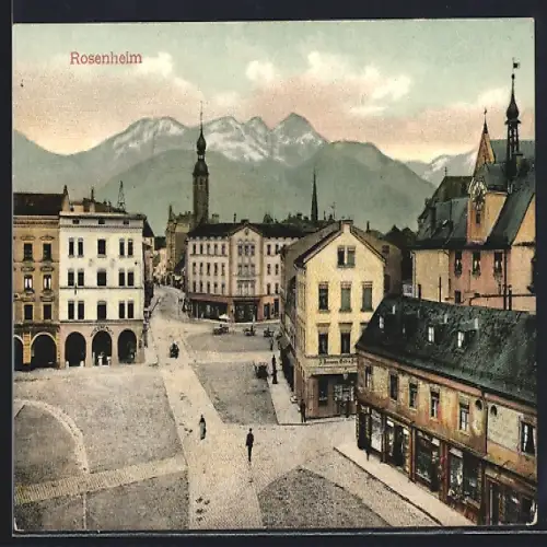 AK Rosenheim / Bayern, Ortsansicht