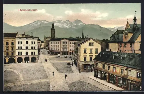 AK Rosenheim / Bayern, Ortsansicht