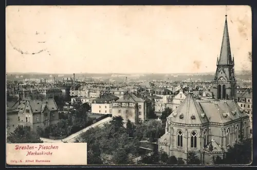 AK Dresden-Pieschen, Markuskirche