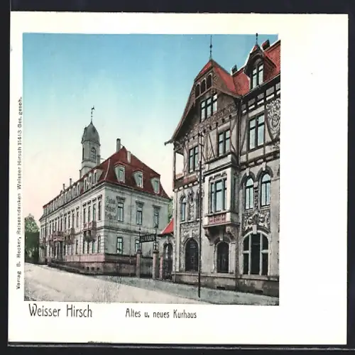 AK Weisser Hirsch, Altes und neues Kurhaus