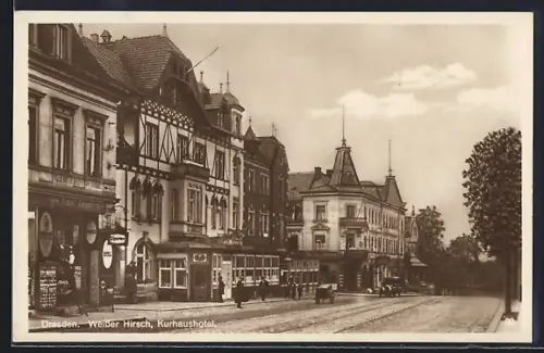 AK Dresden-Weisser Hirsch, Kurhaushotel