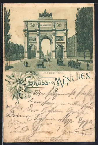 Lithographie München, Siegestor