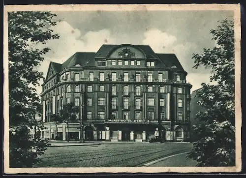 AK Dresden, Palast-Hotel Weber