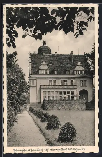 AK Flensburg, Erholungsheim u. Bäcker-Schule