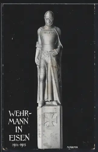 AK Leipzig, Wehrmann in Eisen, Kriegshilfe