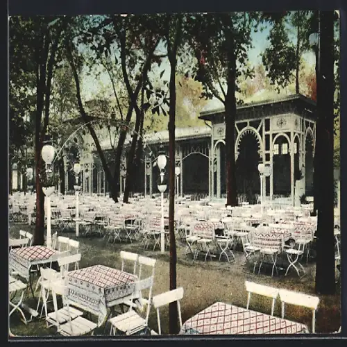 AK Treptow, Gasthaus Paradies-Garten Richard Hiller