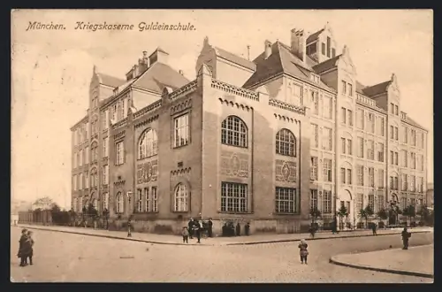 AK München, Kriegskaserne Guldeinschule
