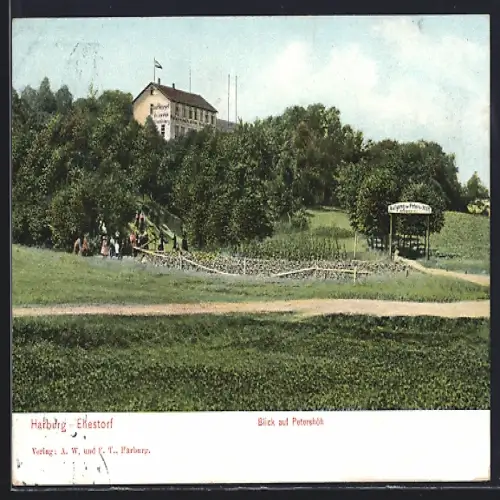 AK Harburg-Ehestorf, Blick auf Petershöh