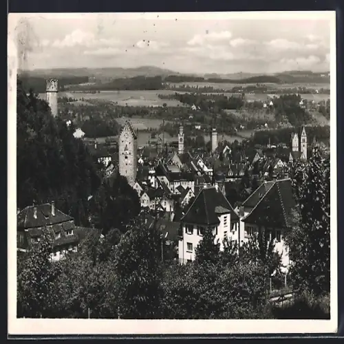 AK Ravensburg / Württ., Ortsansicht über die Dächer