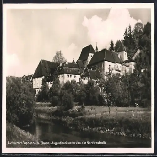 AK Pappenheim / Bayern, Ehemaliges Augustinerkloster von der Nordwestseite