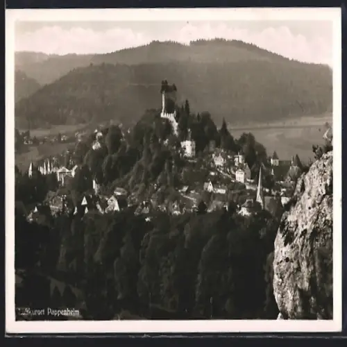 AK Pappenheim / Bayern, Ortsansicht aus der Ferne