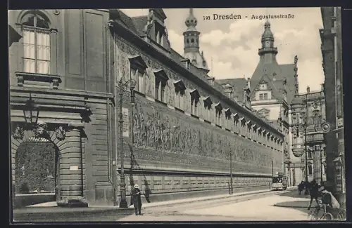 AK Dresden, Partie in der Augustusstrasse