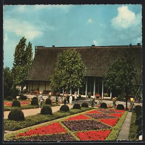 AK Berlin, Teehaus im Englischen Garten im Tiergarten