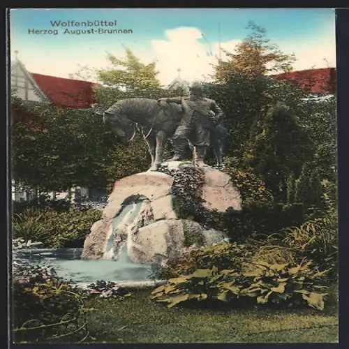 AK Wolfenbüttel, Herzog August-Brunnen