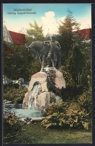 AK Wolfenbüttel, Herzog August-Brunnen