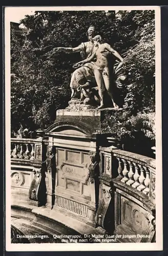 AK Donaueschingen, Quellengruppe Mutter Baar der jungen Donau
