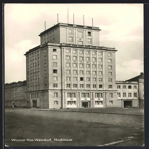AK Wismar-Vor-Wendorf, Partie am Hochhaus