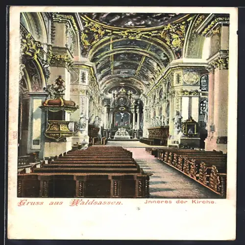 AK Waldsassen, Inneres der Kirche