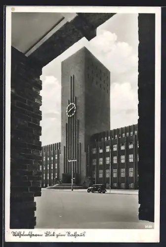 AK Wilhelmshaven, Blick zum Rathaus