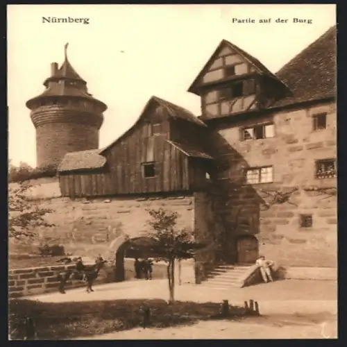 AK Nürnberg, Partie auf der Burg