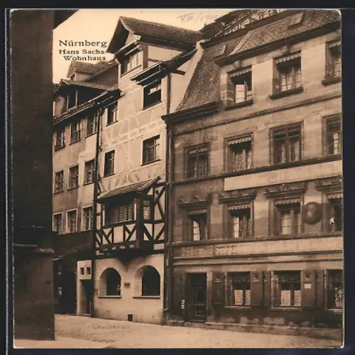 AK Nürnberg, Hans Sachs Wohnhaus