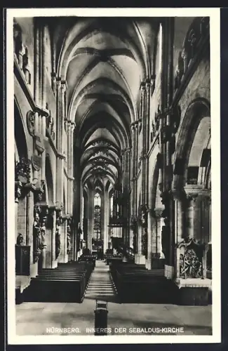 AK Nürnberg, Inneres der Sebaldus-Kirche