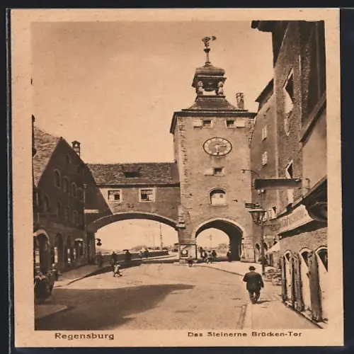 AK Regensburg, Das Steinerne Brücken-Tor