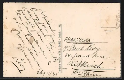 AK Susak, Segelboote im Hafen