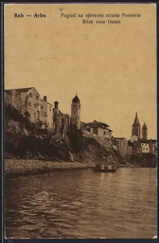 AK Rab /Arbe, Pogled sa sjeverne strane Pomente