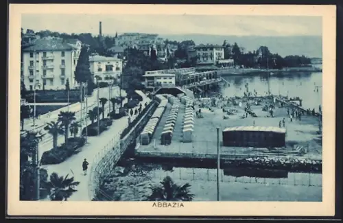 AK Abbazia, Strandpartie
